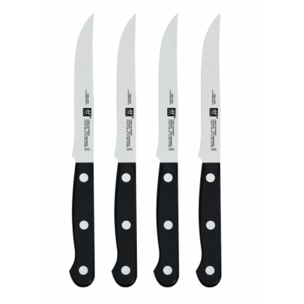 Henckels Twin 4pc Black Handle Steak Knife Set